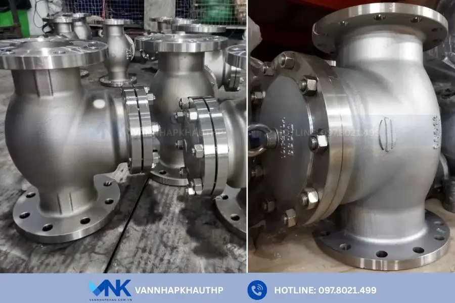 Van một chiều lá lật Wonil DN350 chuyên dùng cho hệ thống lớn