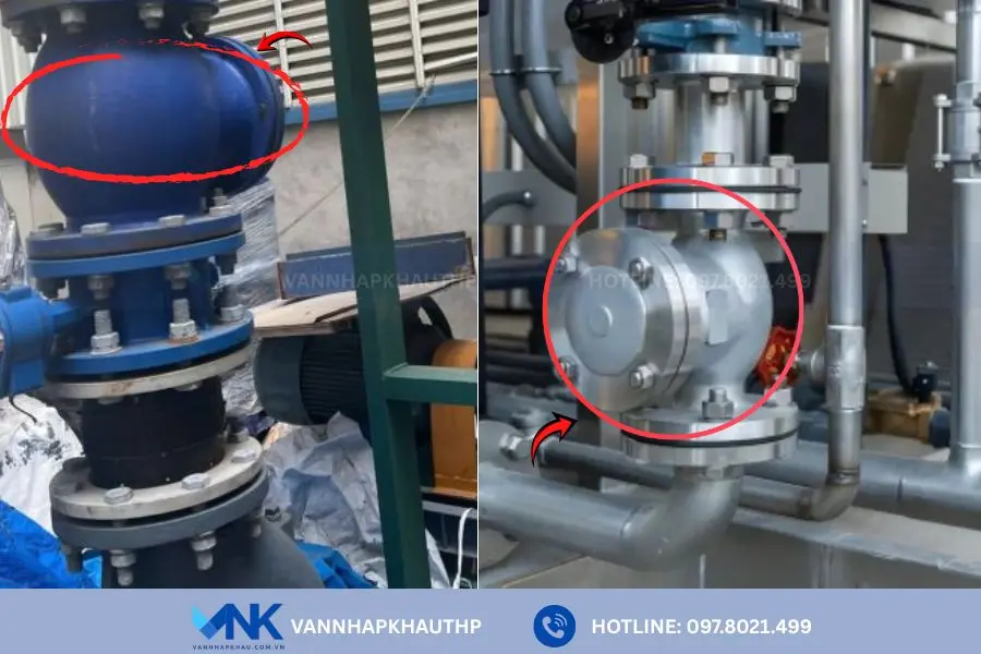 Van một chiều lá lật Wonil DN350 và các ứng dụng trong công nghiệp