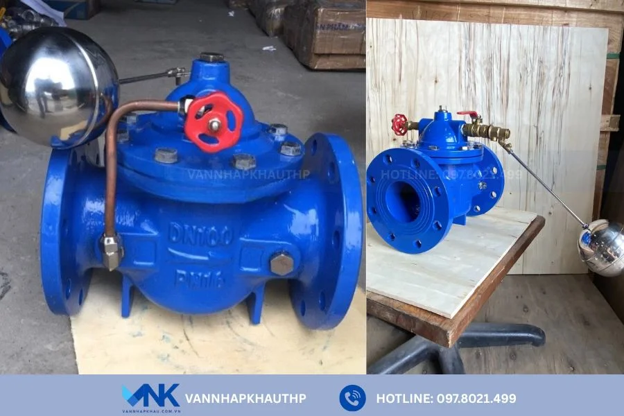 Van phao thủy lực chuyên dùng kiểm soát mực chất lỏng trong bể chứa
