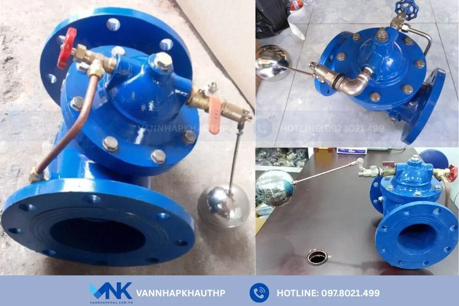 Các ưu điểm của van phao thủy lực