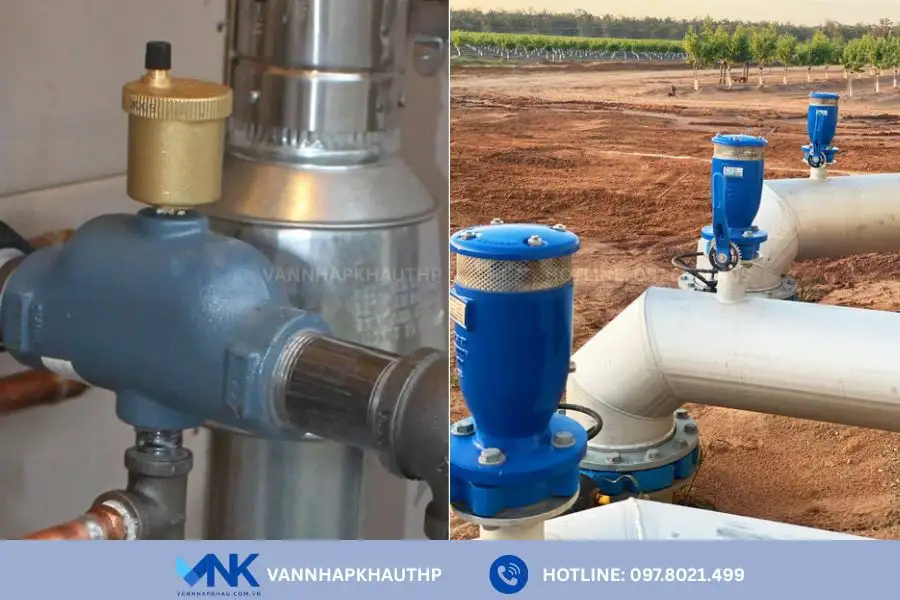 Ứng dụng của van xả khí Hàn Quốc trong công nghiệp