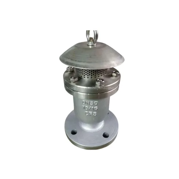 Van xả khí mặt bích