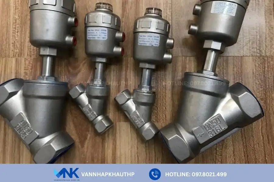 Van Nhập Khẩu phân phối chính hãng van xiên khí nén