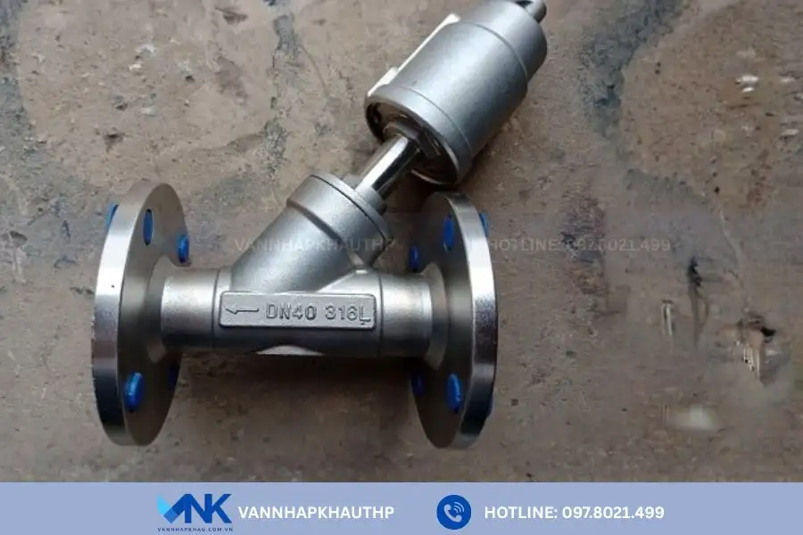 Chức năng của van y xiên khí nén DN40 trong hệ thống