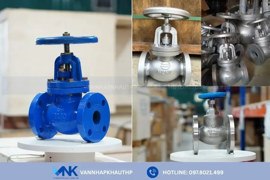 Van cầu mặt bích dạng bầu cho dòng chảy lưu thông dễ dàng