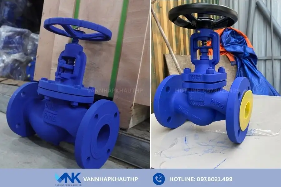 Van cầu mặt bích chuyên dùng cho hệ thống hơi