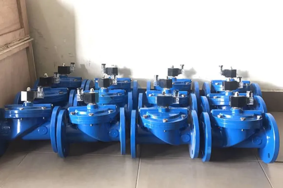 Mua van điện từ gang chính hãng, chất lượng tại VannhapkhauTHP