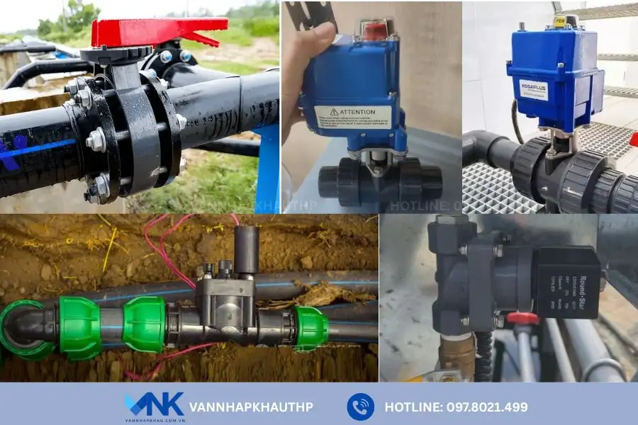 Ứng dụng thực tế của van nhựa