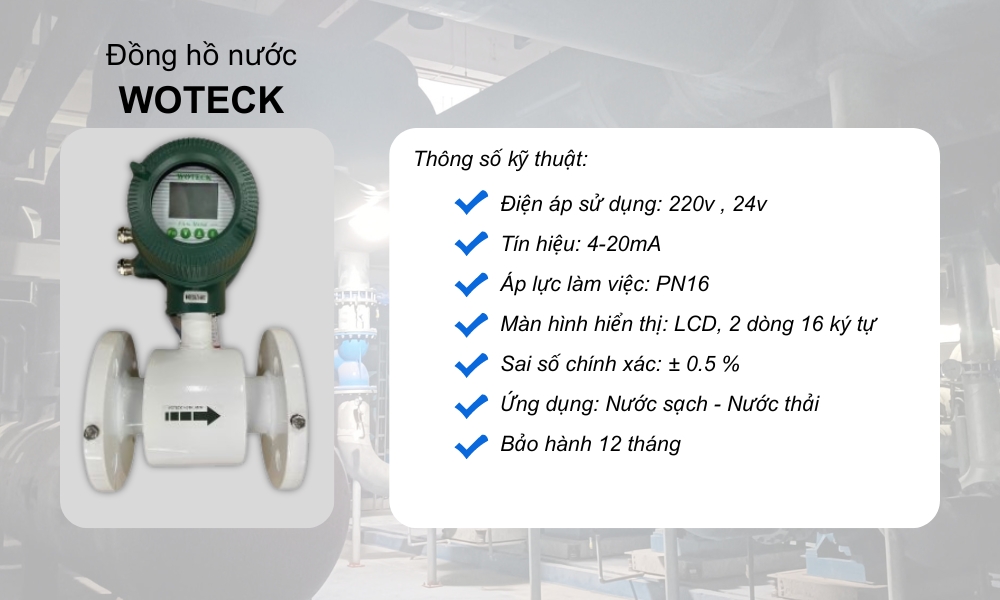 hình ảnh đồng hồ nước woteck