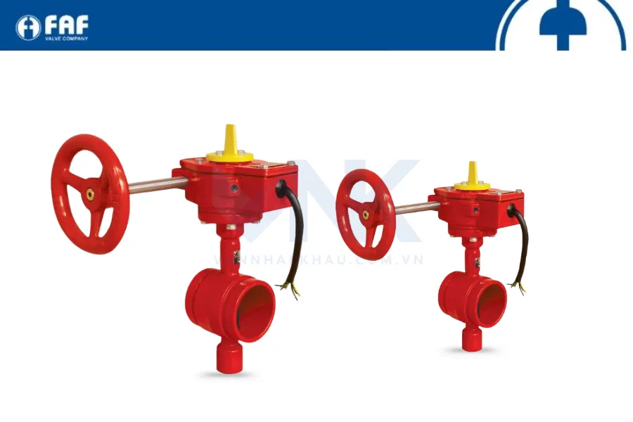 Van bướm FAF 3599 - Van bướm tín hiệu điện nhập khẩu full size Thổ Nhĩ Kỳ đạt chuẩn Châu Âu