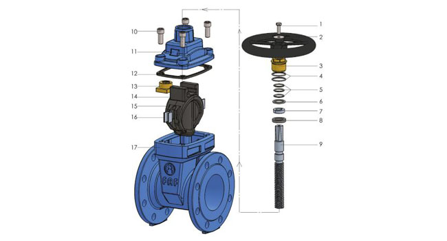 van cổng faf 6000 4