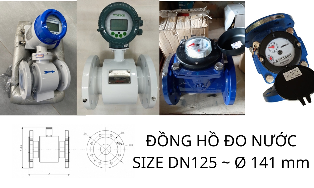 Đồng hồ nước DN125