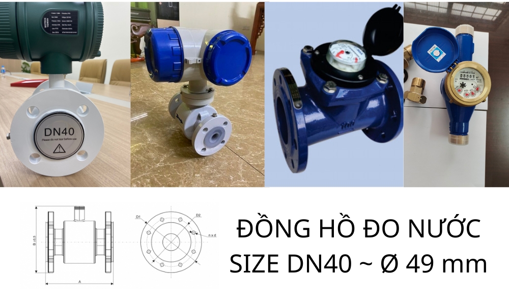 Đồng hồ nước DN40