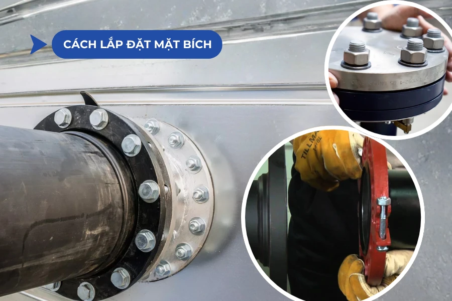 Cách lắp đặt van mặt bích đơn giản, dễ hiểu