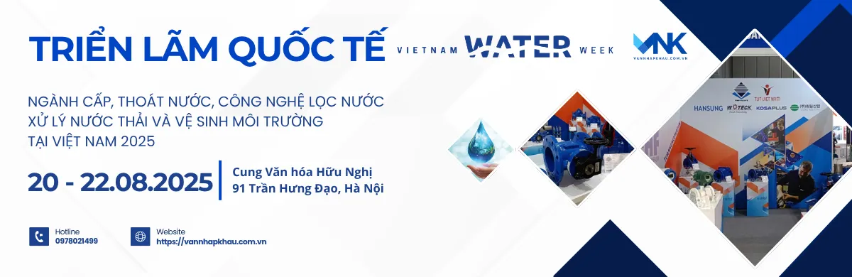 banner triển lãm vietnam water week 2025