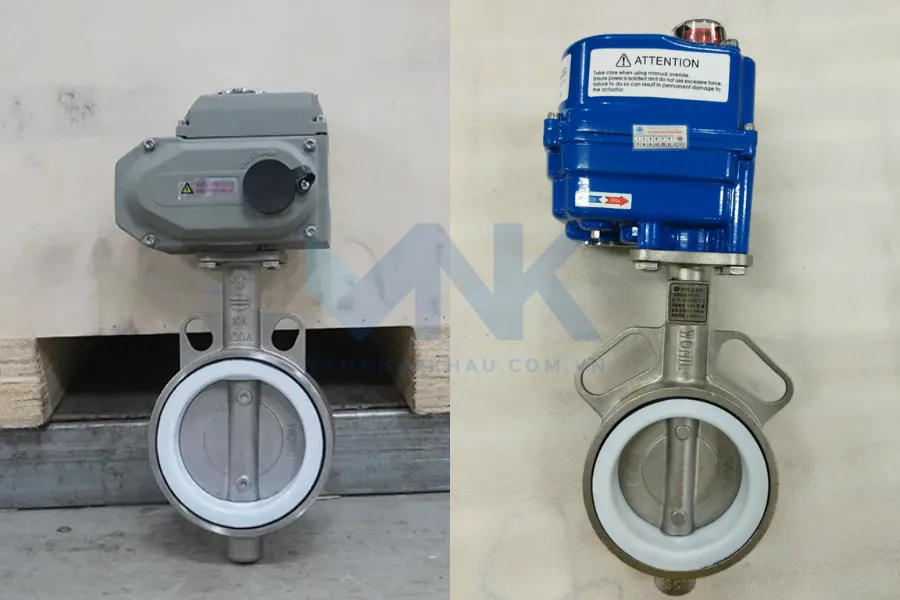 Van bướm inox điều khiển điện