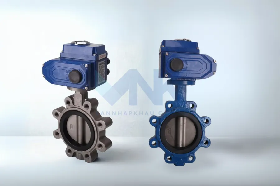 Van bướm điều khiển điện lug
