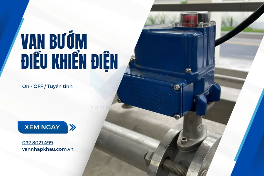 Van bướm điều khiển bằng điện chất lượng, giá tốt
