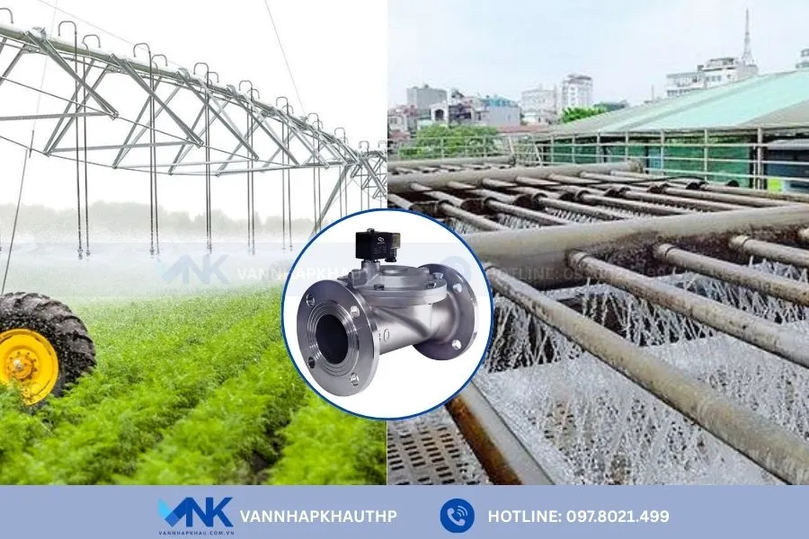 Hệ thống sử dụng van điện từ DFD-50JF