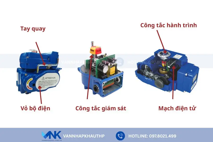 Các bộ phận chính của bộ điều khiển điện