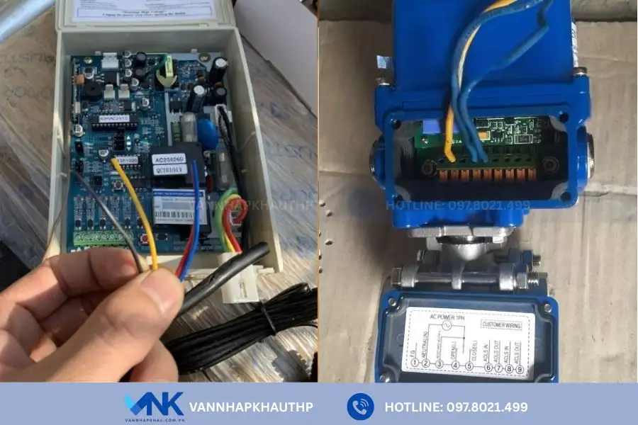 Cách đấu nối bộ điều khiển điện