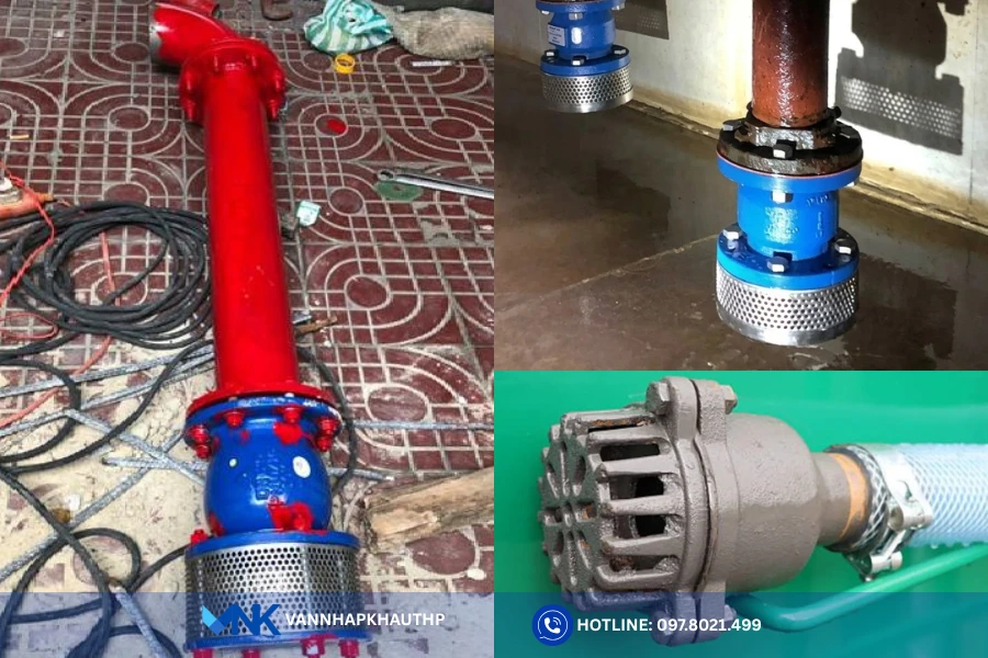 Hình ảnh lắp đặt thực tế của rọ hút