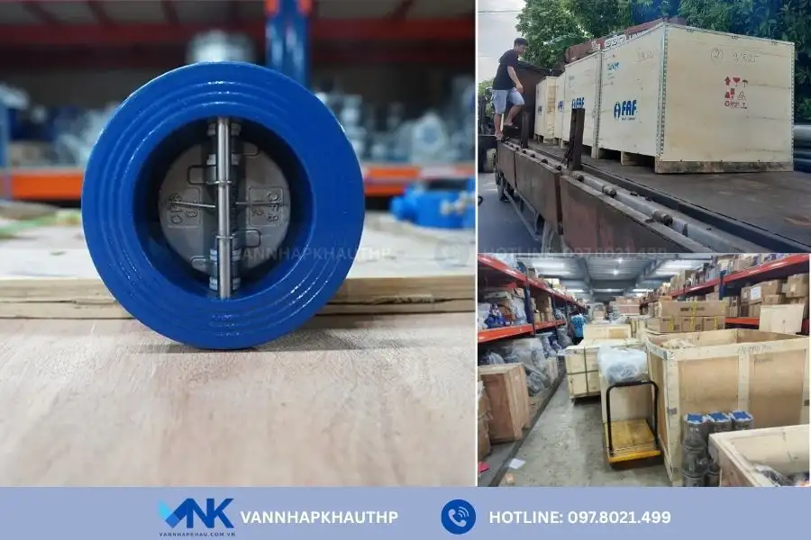 Van Nhập Khẩu có sẵn van 1 chiều cánh bướm FAF 2350