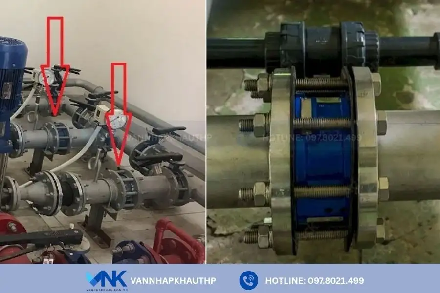 Một số ứng dụng của van 1 chiều cánh bướm FAF 2350