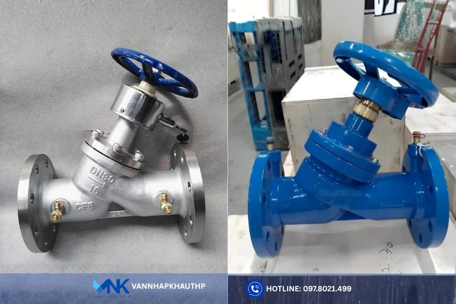 Van cân bằng nối bích