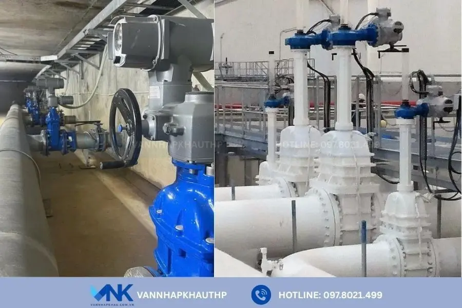 Ứng dụng thực tế của van cổng gang điều khiển điện