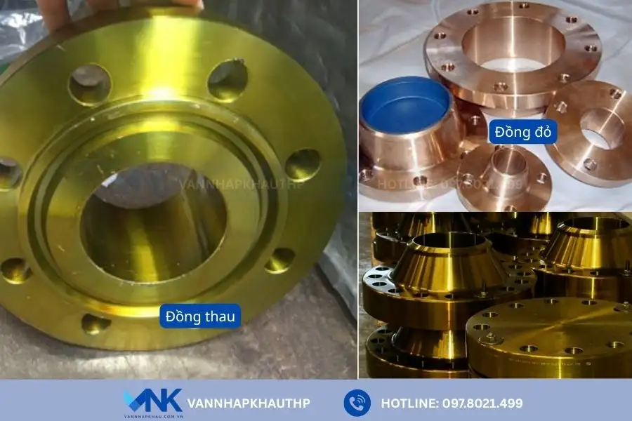 Mặt bích đồng chuyên dùng cho hệ thống dân dụng