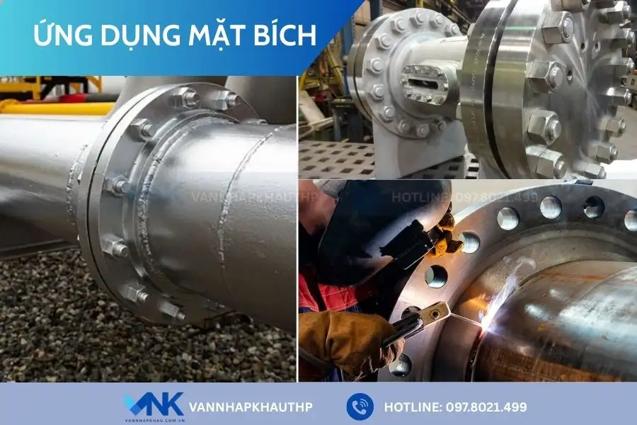 Ứng dụng của mặt bích trong thực tế