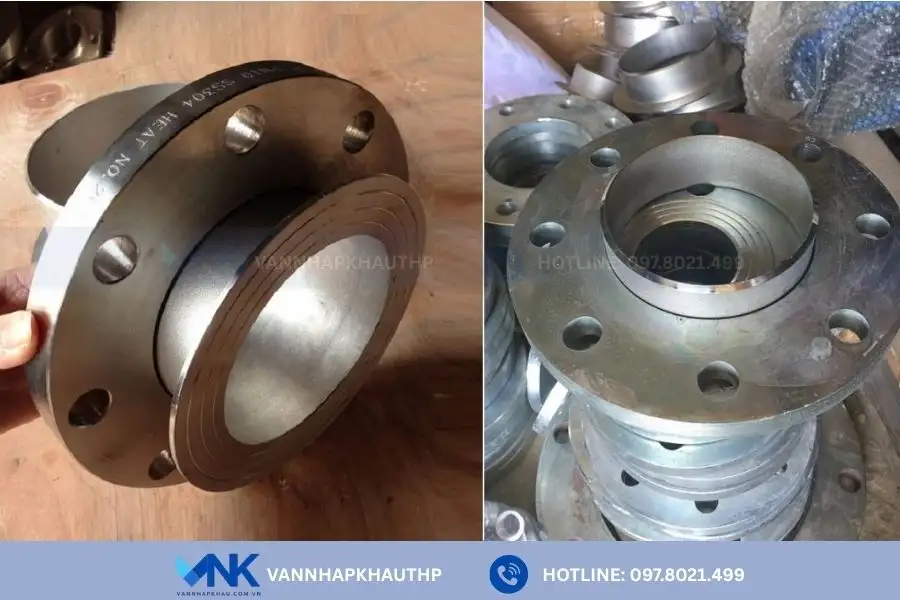 Mặt bích lỏng tháo lắp linh hoạt nhưng chịu áp lực thấp