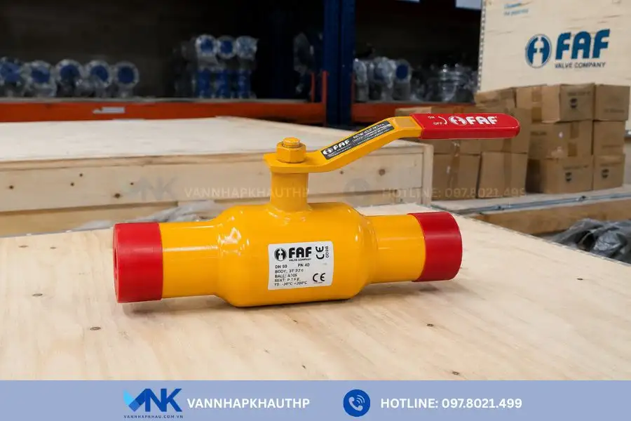 Lý do van bi FAF 1470 được tin dùng trong các hệ thống