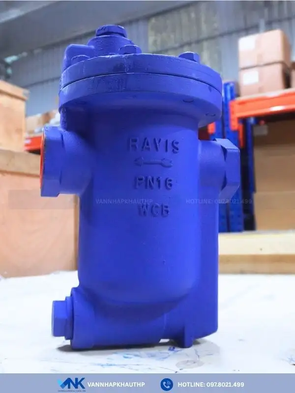 Bẫy hơi gầu đảo Ravis lưu lượng xả lớn