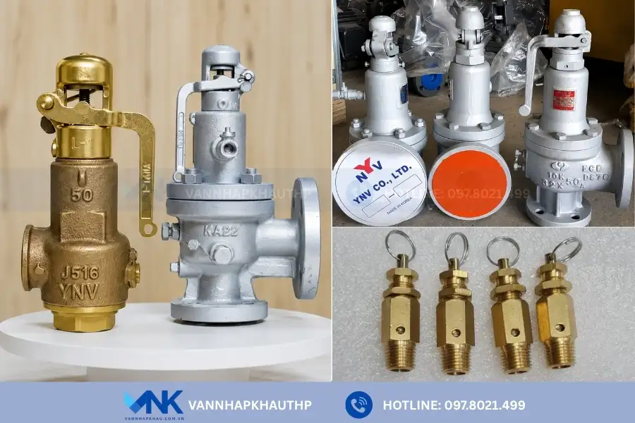 Van Nhập Khẩu cung cấp đa dạng các loại van an toàn khí nén