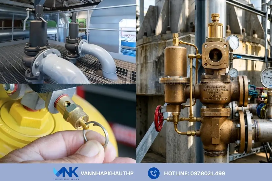 Lắp đặt van an toàn máy nén khí đúng chuẩn