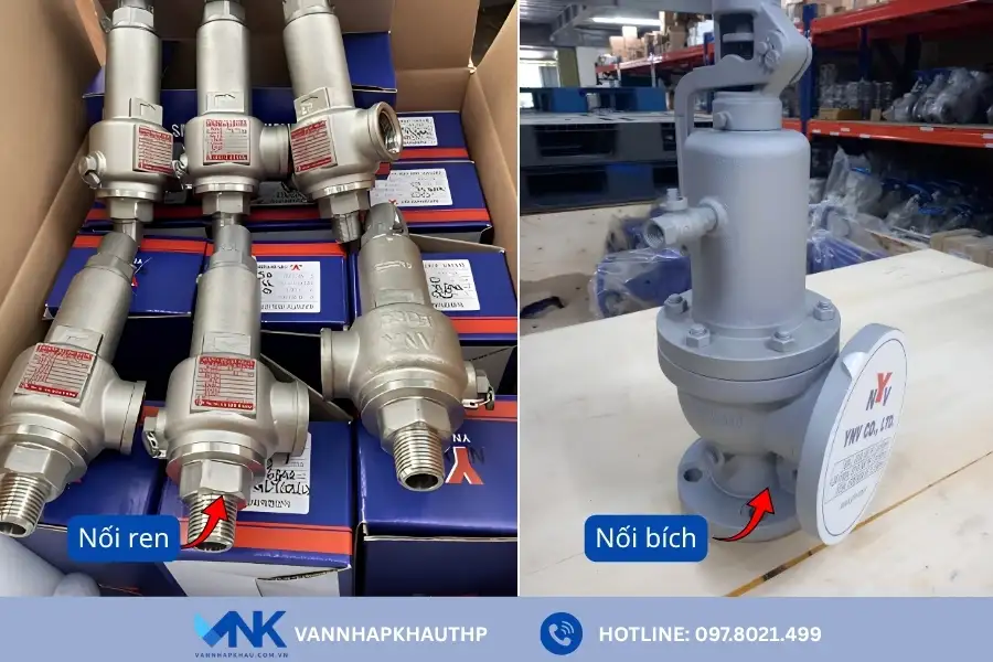Van an toàn PCCC phân theo kết nối