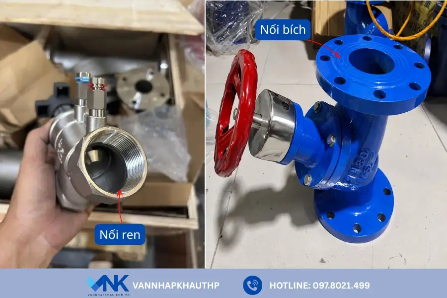 Các loại van cân bằng cơ học theo kết nối
