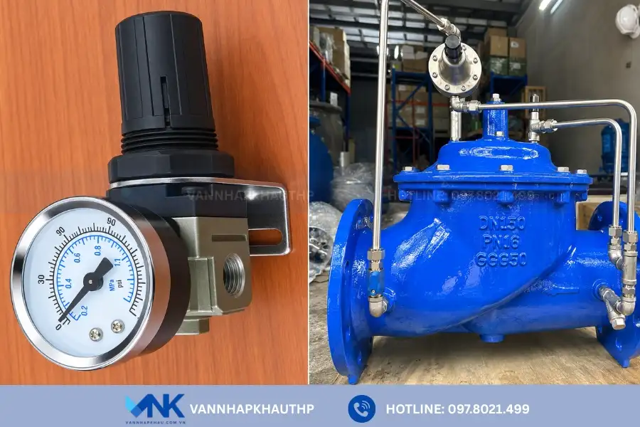 Van điều áp khí nén trực tiếp, gián tiếp