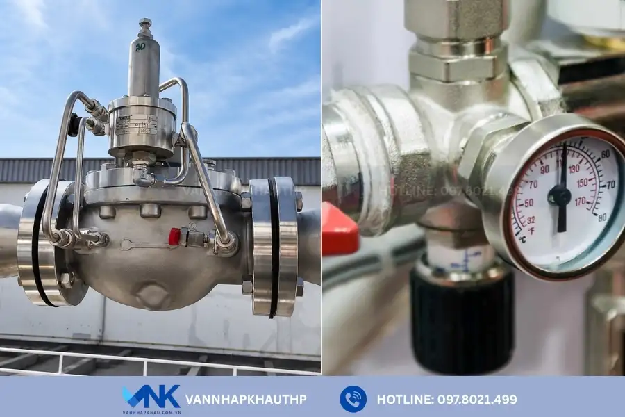 Van giảm áp inox được dùng rộng rãi trong các hệ thống công nghiệp