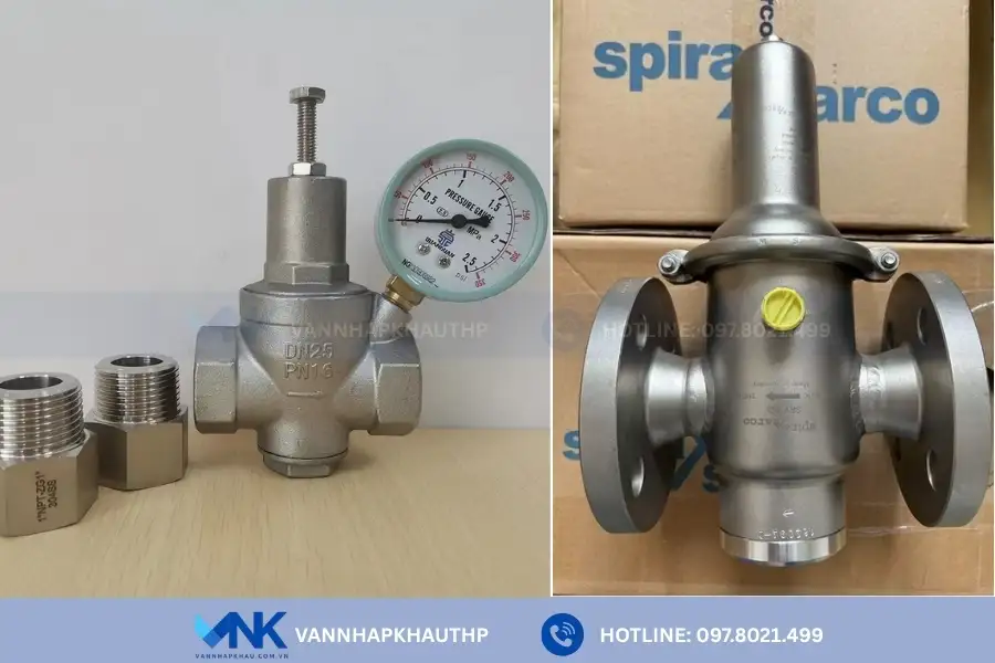 Van giảm áp inox được đánh giá cao về độ bền