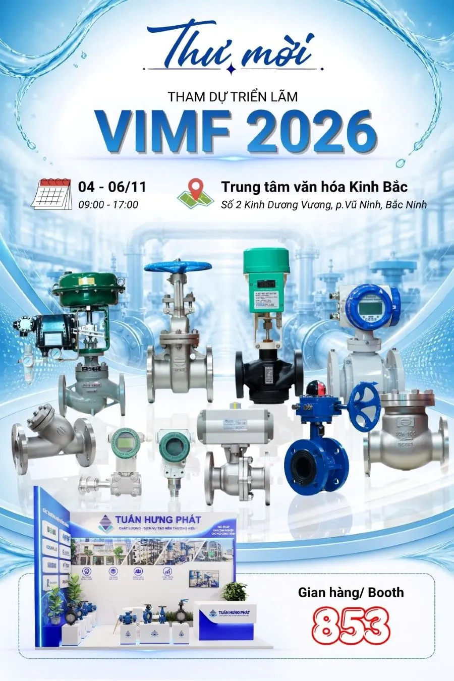 Thư mời tham dự triển lãm VIMF Bắc Ninh 2026